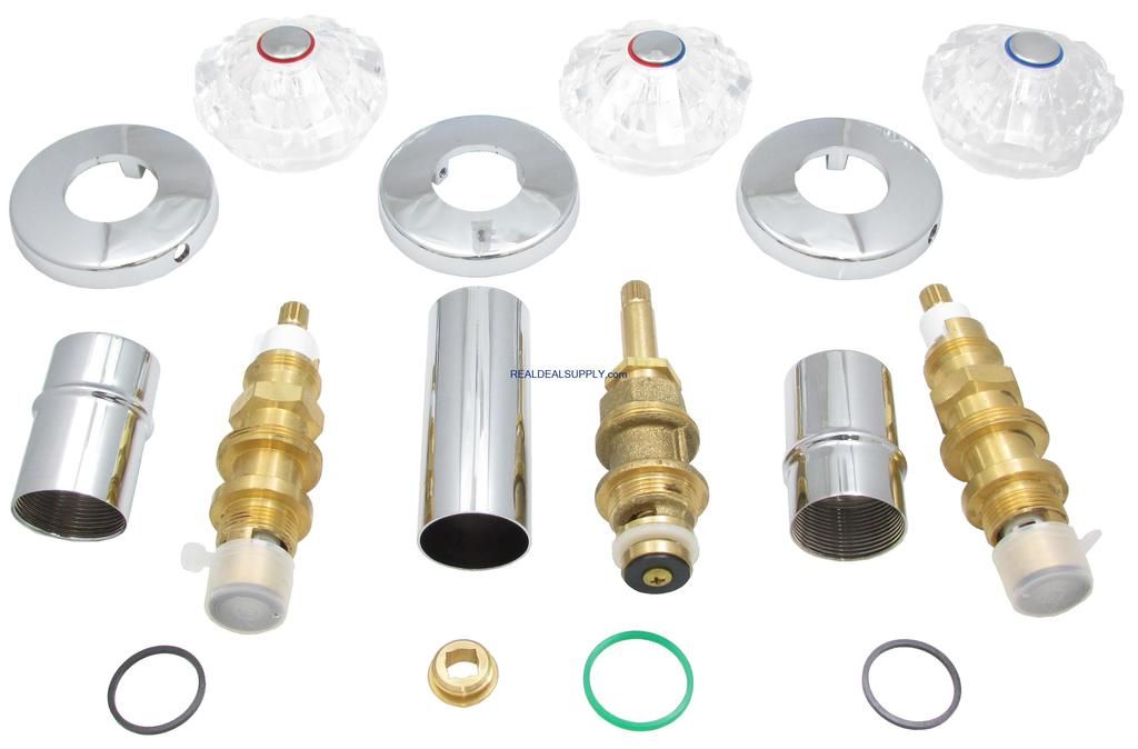 Real Deal Supply Pfister Round Handles (Ceramic) Shower Valve